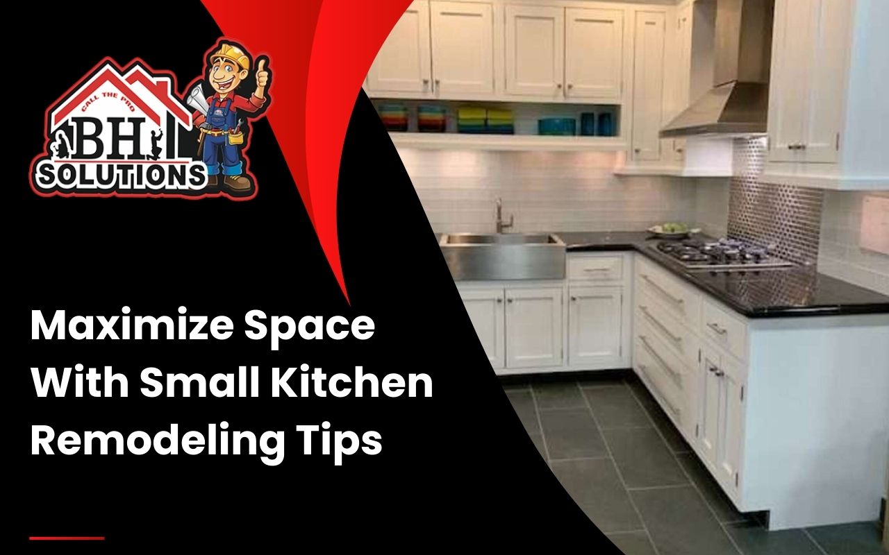 A galley kitchen layout with cabinets and appliances along parallel walls.