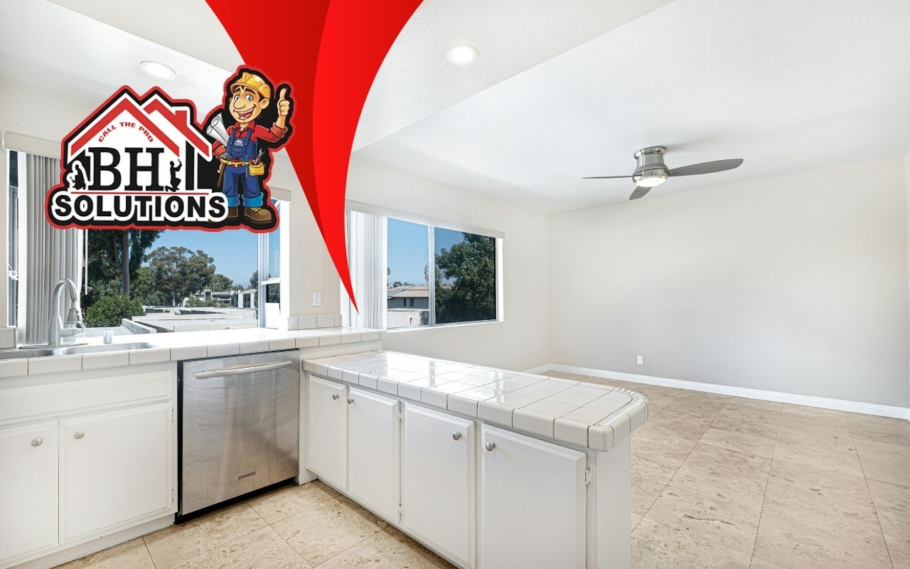 Kitchen cabinets with frosted glass doors for a contemporary style.