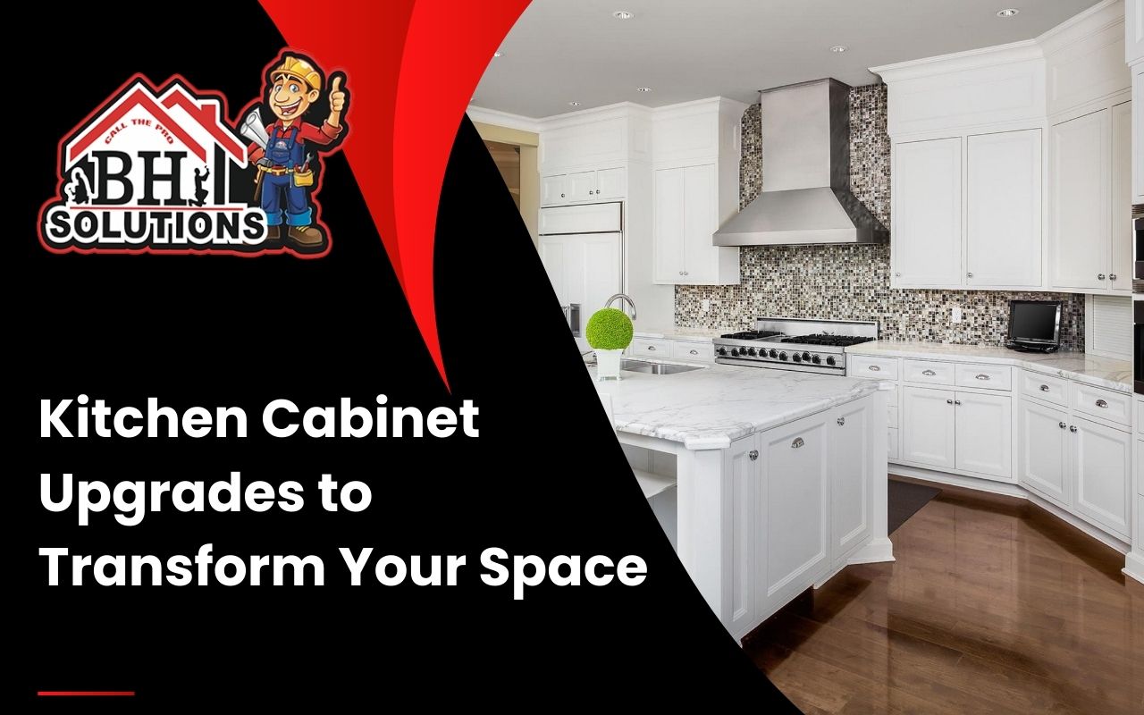 Refinished kitchen cabinets with a sleek gray finish for a modern look.
