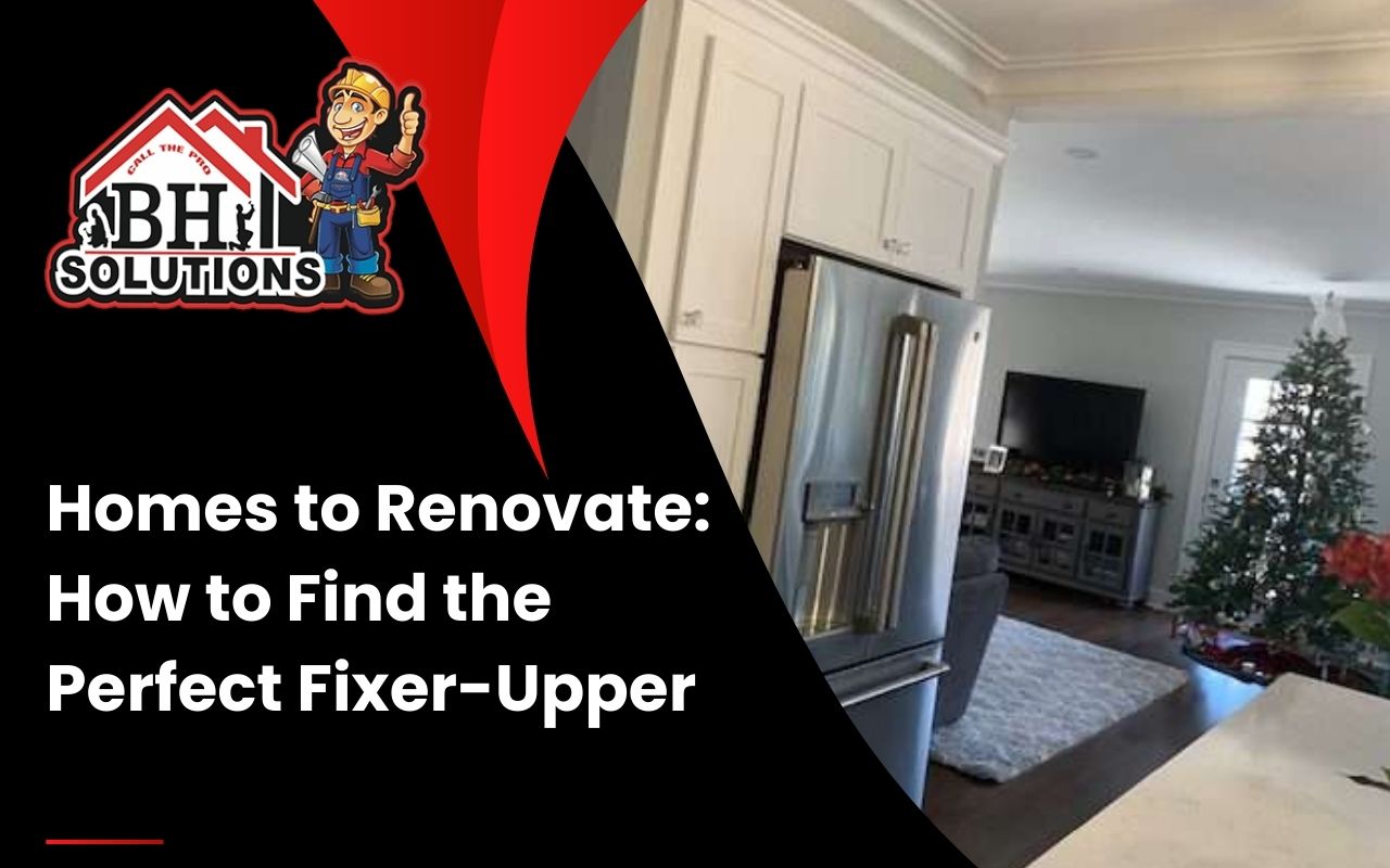 A couple inspecting an old home for renovation potential.