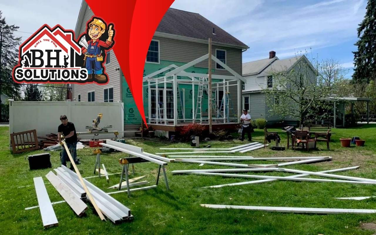 Painting and finishing interior rooms during home construction