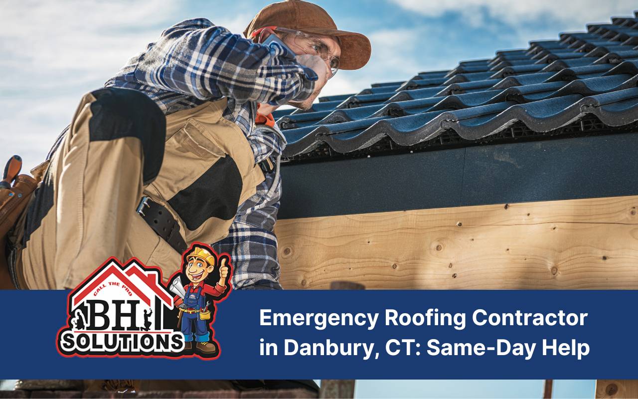 Roofing contractor Danbury providing same-day emergency roof repair services
