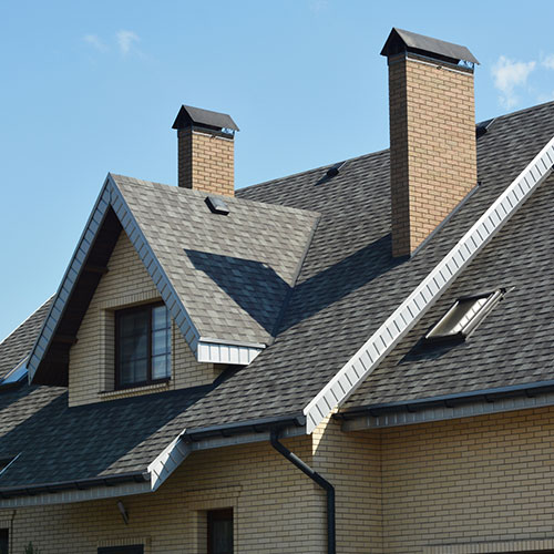 Beautiful stone veneer and chimney repair completed by local contractors in Greenwich, CT.