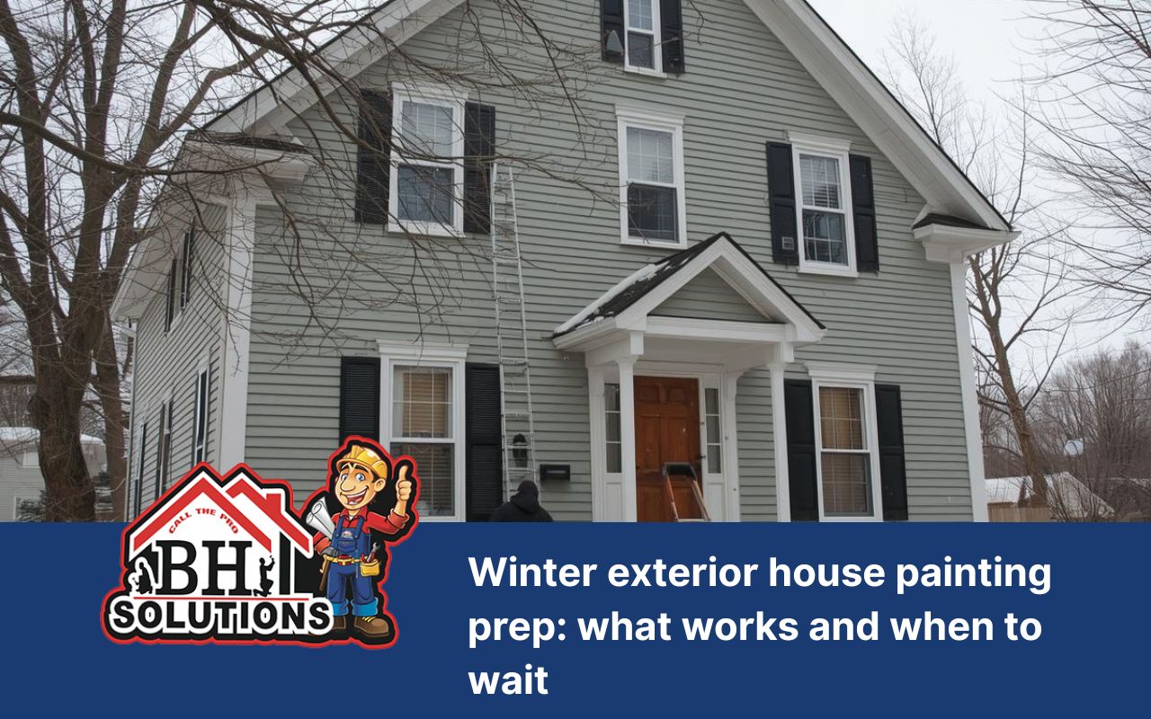 Siding repair and caulking steps for effective exterior house painting prep