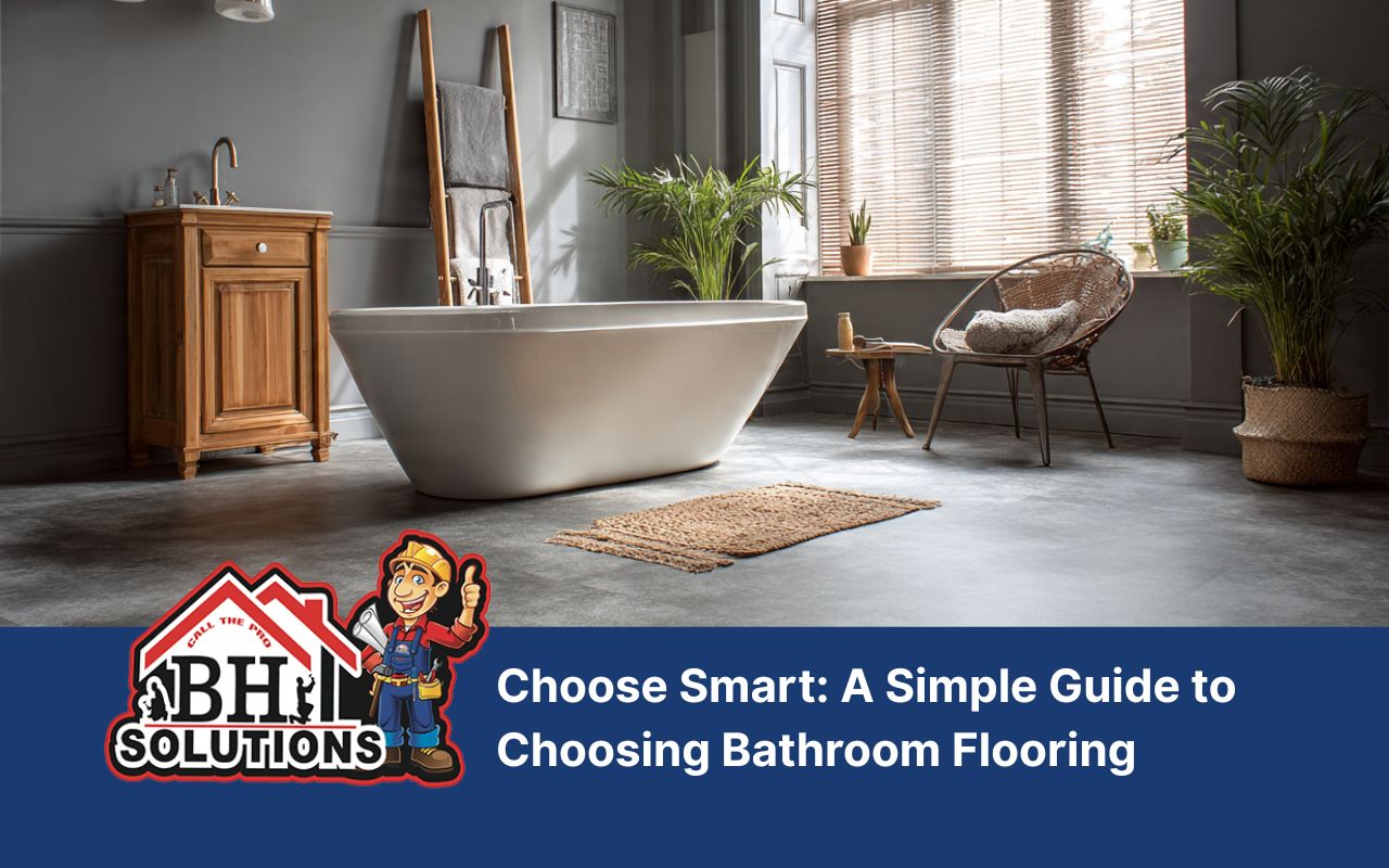 choosing bathroom flooring with slip-resistant flooring texture for safer wet areas