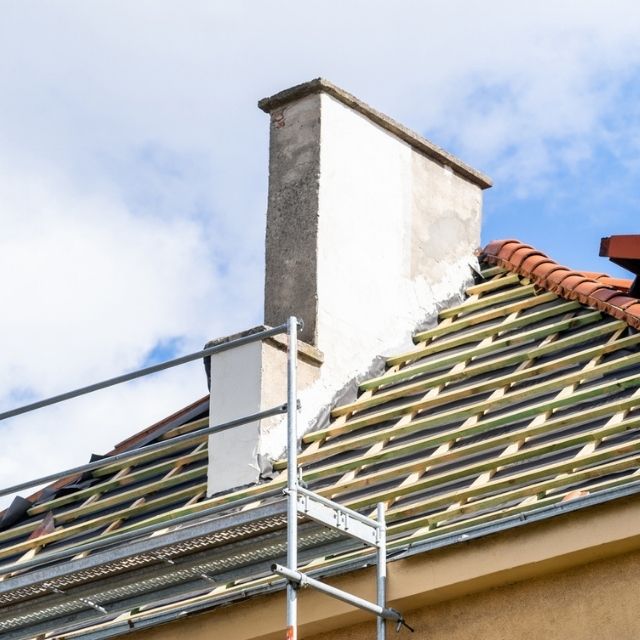 Commercial roofing replacement in Bridgewater MA business property.