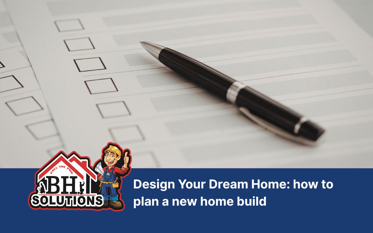 how to plan a new home build checklist with budget and timeline notes