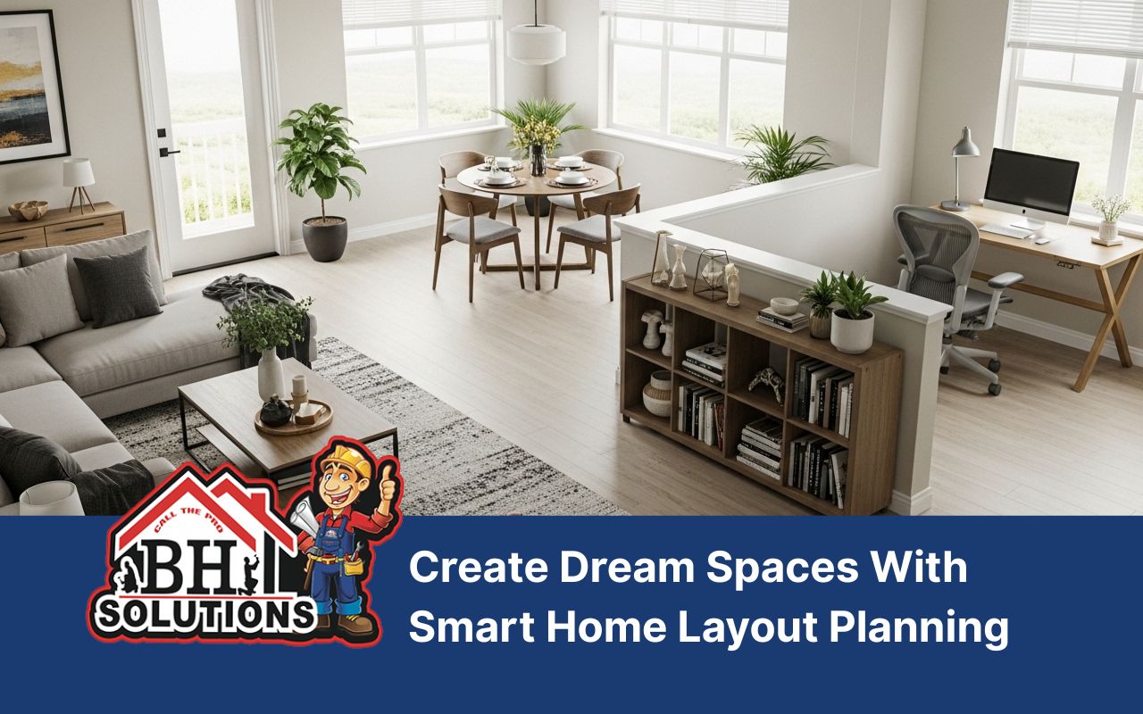 Home layout planning tips for an open living space