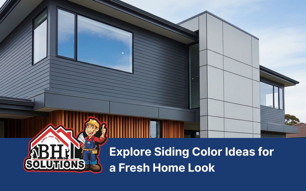 Siding color ideas for a modern home exterior