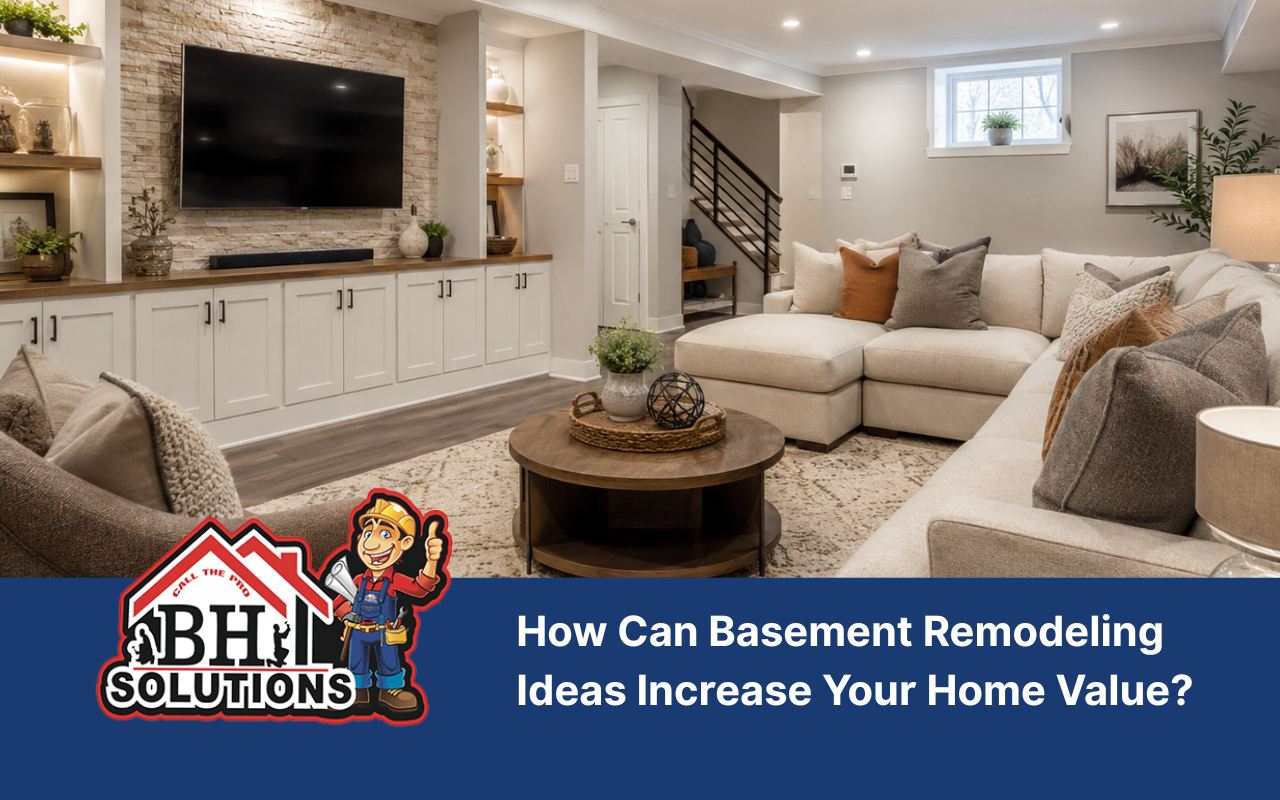 Basement remodeling ideas for a bright and comfortable family room